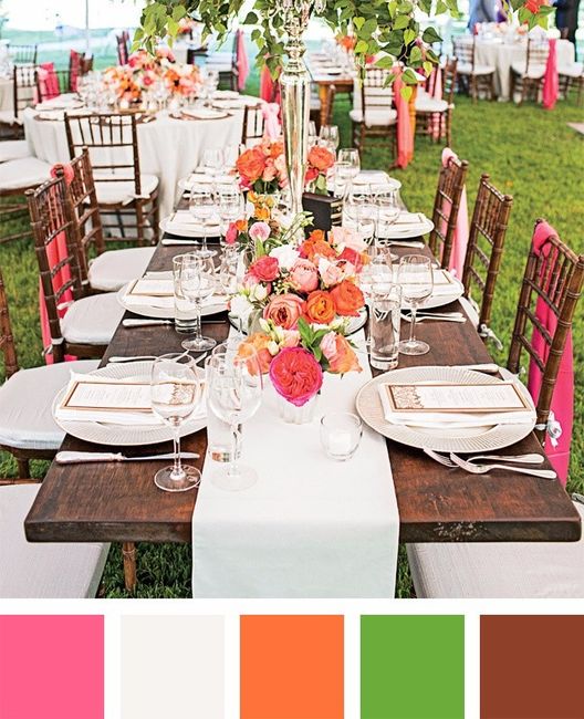 Bright colours