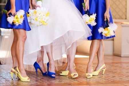 noiva e damas