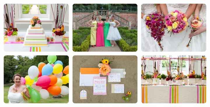 Bright colours