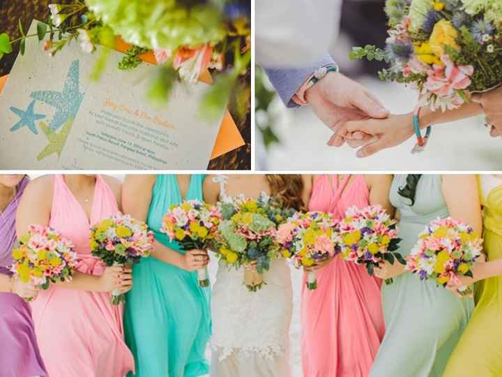 Bright colours