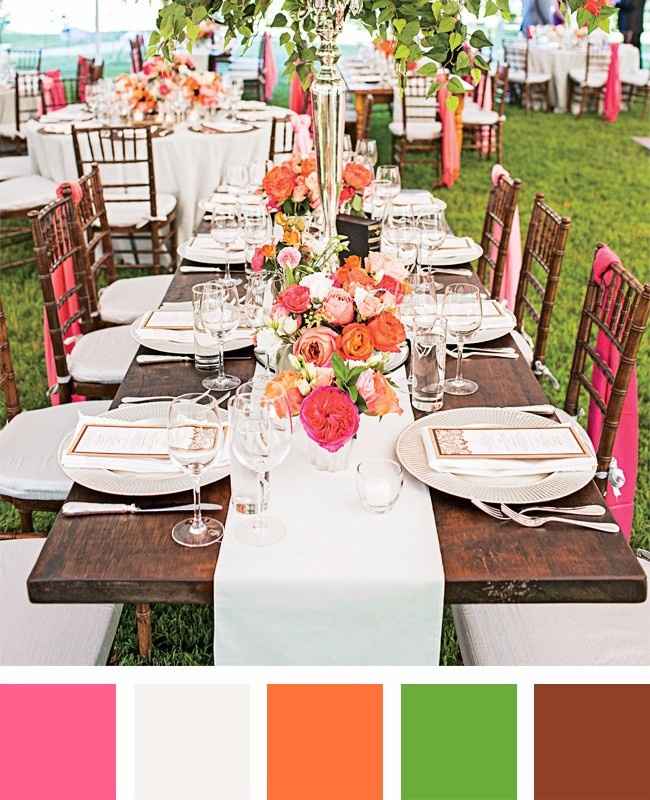 Bright colours