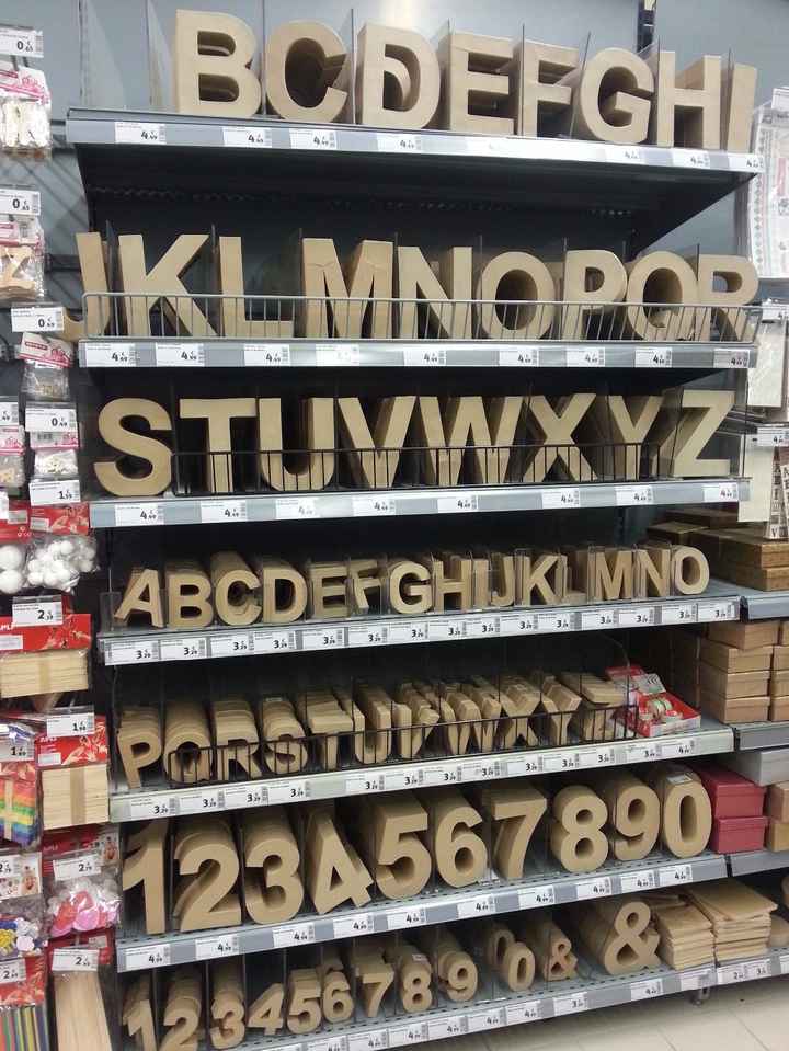 Letras Cartão
