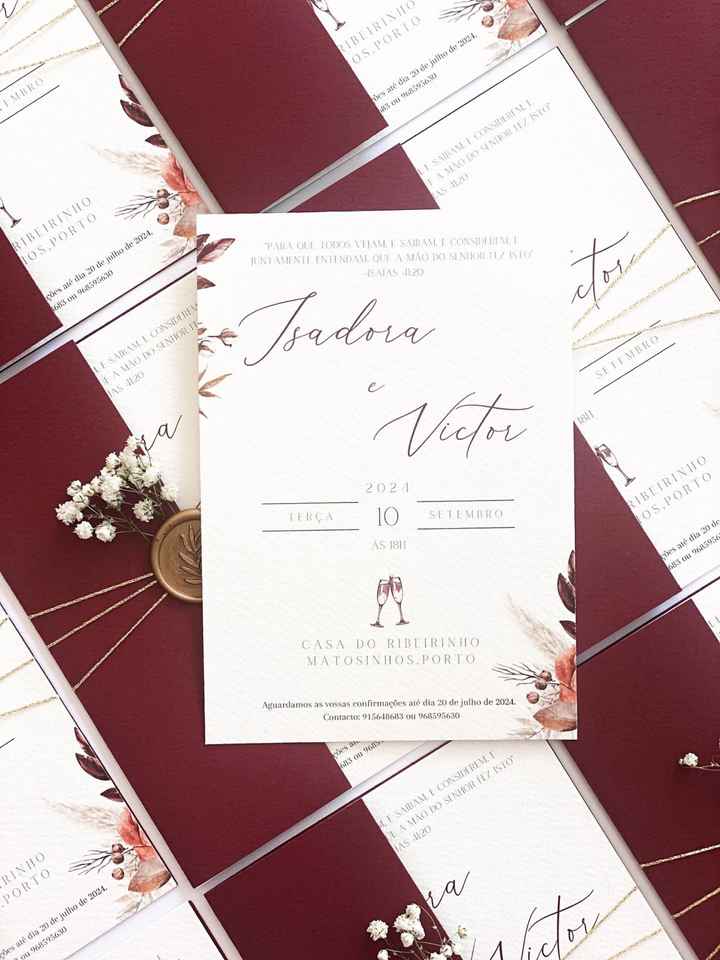 Convite de casamento - 1
