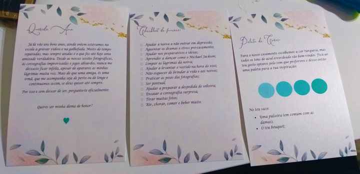 a elaboração dos meus convites Parte 2 - 1