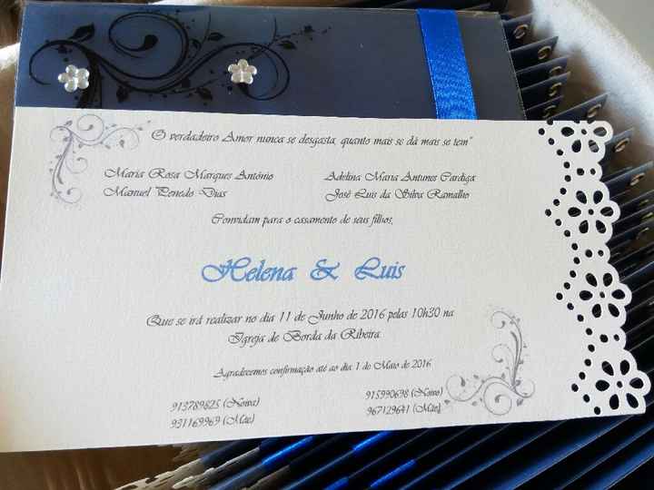 Os nossos convites diy - 2