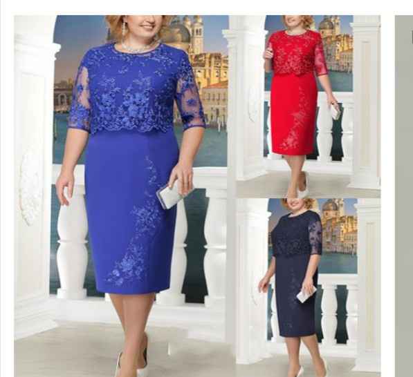 Vestido para a mae da noiva - 1