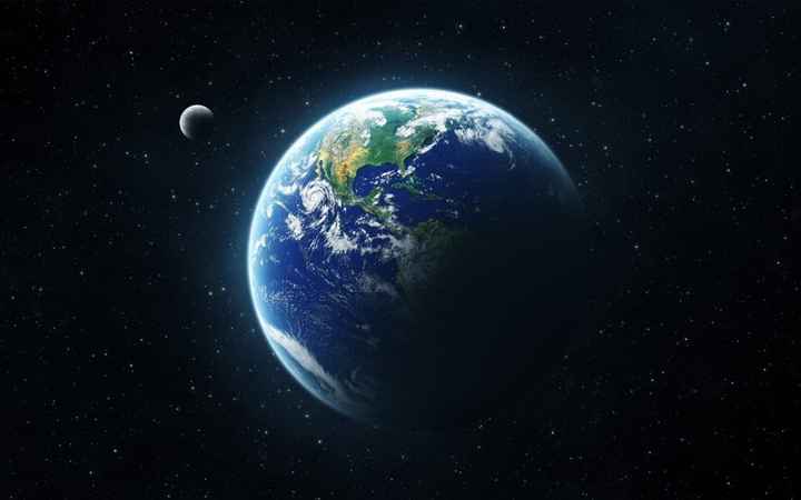 Terra vista do espaço