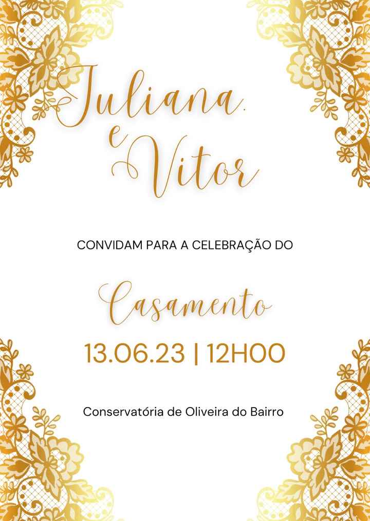 Entregar os convites: Eu desejo que.. - 1