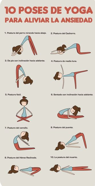 Posições de yoga para tranquilizar
