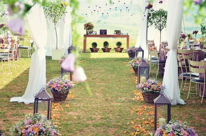 Um casamento retrô