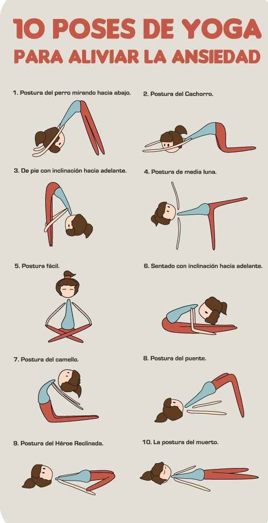 Posições de yoga para tranquilizar
