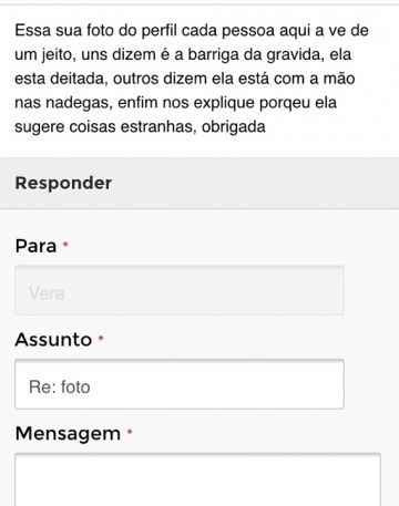 Foto mensagem