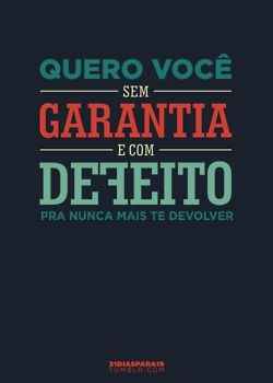 Sem garantia de devolução