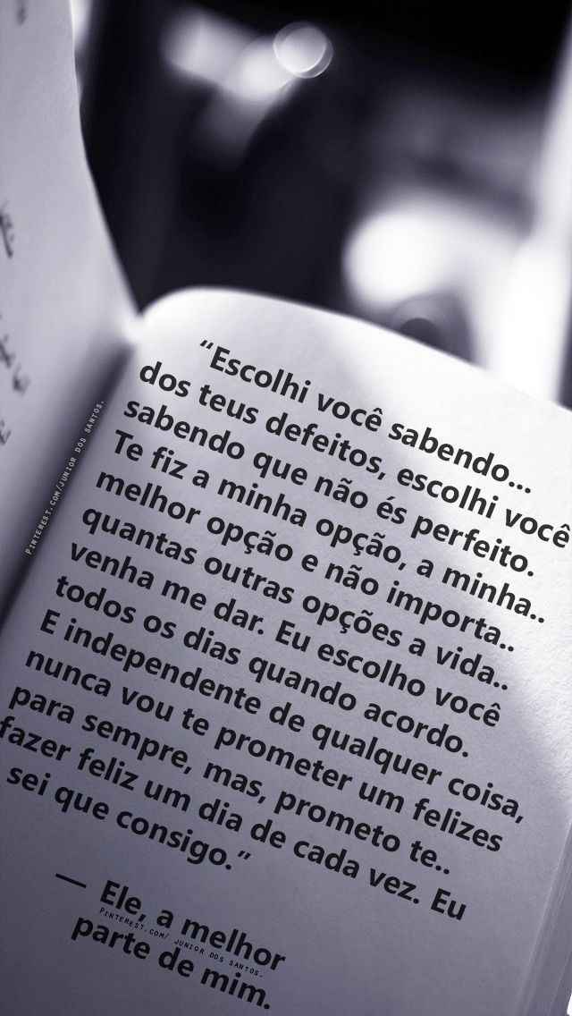 A melhor parte de mim :) 