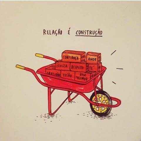 Relação é construção