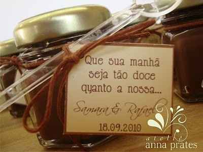 Lembrancinha com mensagem