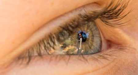 6) Fotos no reflexo dos olhos