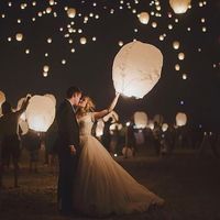 ou um casamento de noite?
