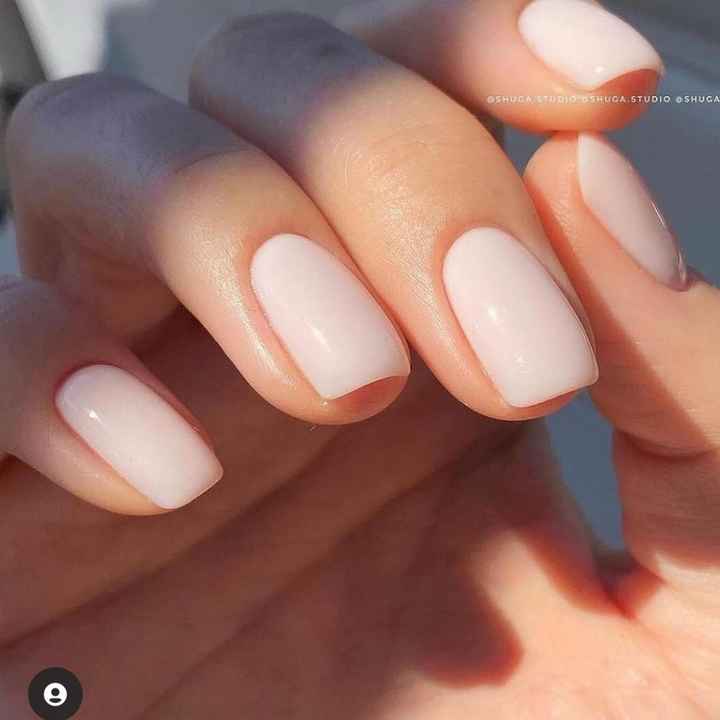 Unhas Cor Leitoso Inspirações 💅 - 1