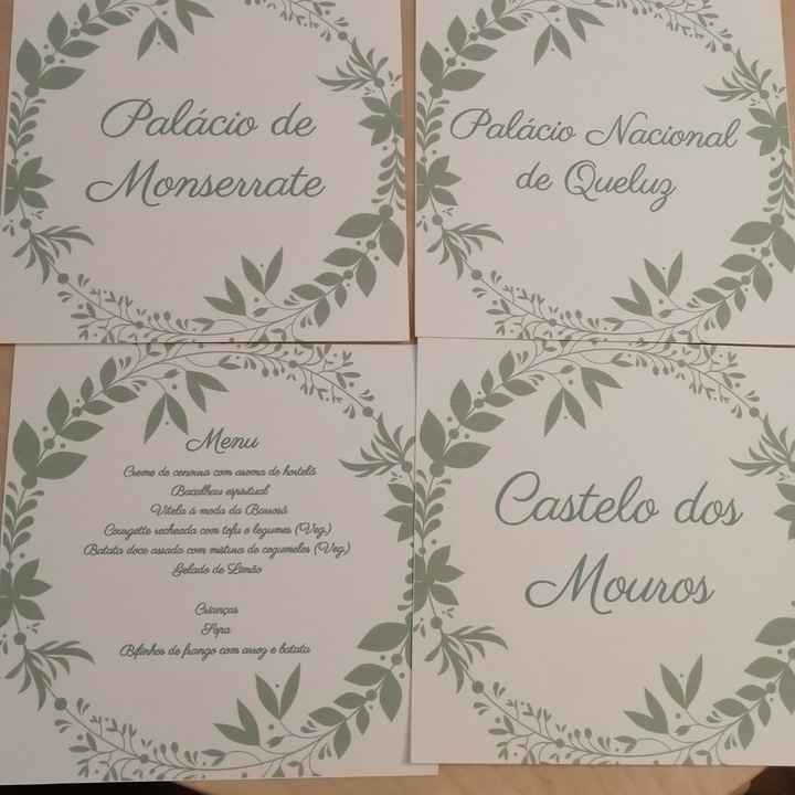 Opções para apresentares o menu de casamento 🍲🥘 - 1