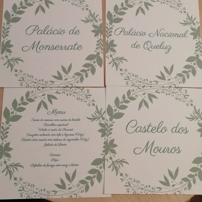 Opções para apresentares o menu de casamento 🍲🥘 1
