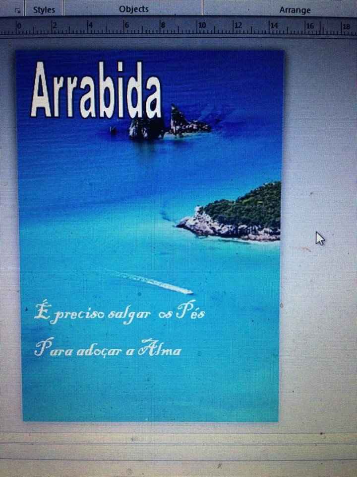 alguns dos marcadores de mesa