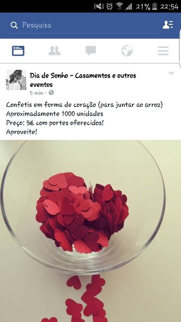 Confetis coração, qual o material?comprar feito ou fazer? - 1