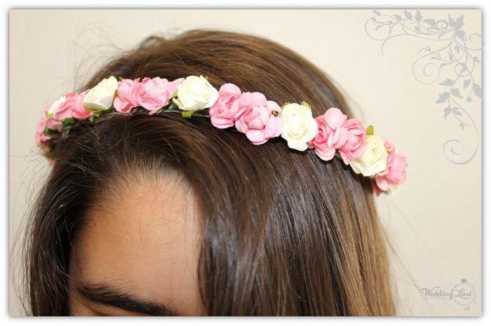 Tiaras de flores para as meninas - 1