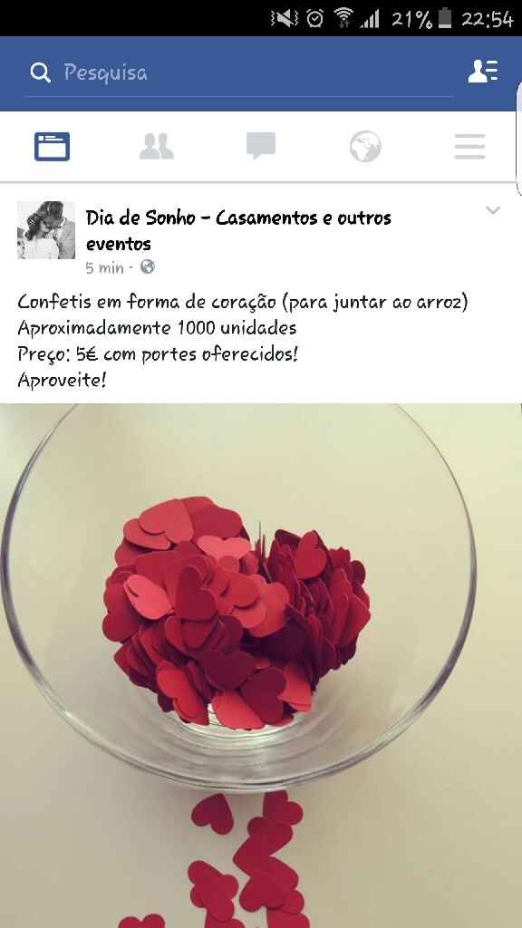 Confetis coração, qual o material?comprar feito ou fazer? - 1