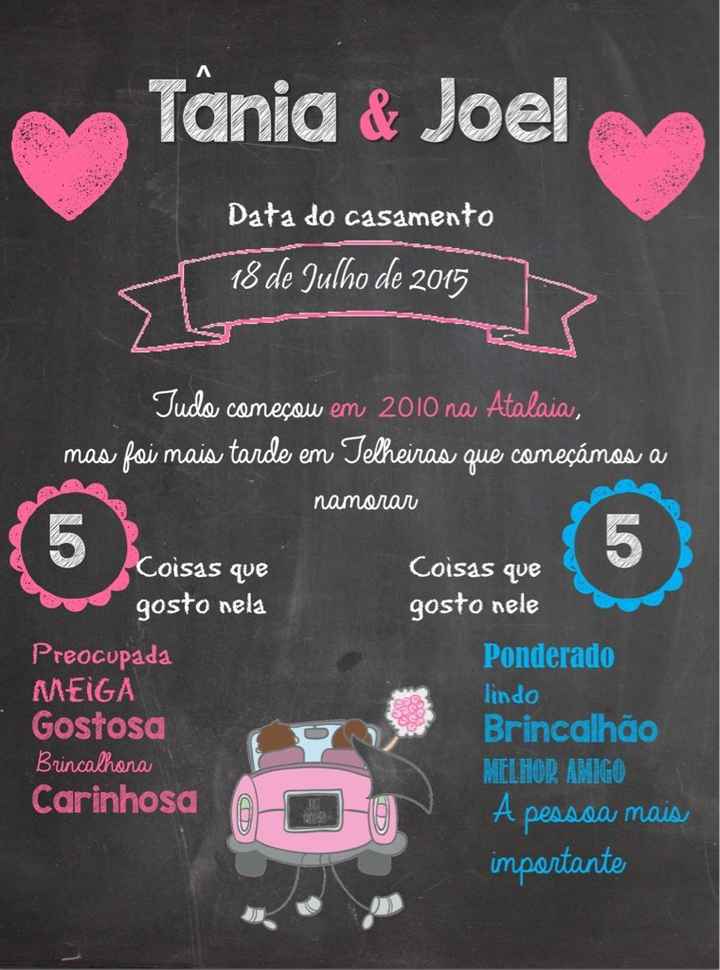 1 ano de casados - bodas de papel - 1