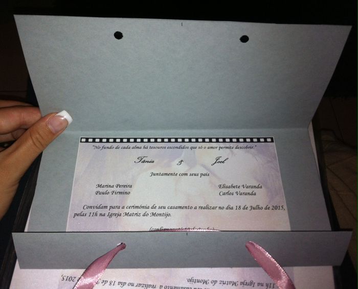Convites casamento, - 2