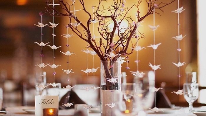 Decoração com tsurus