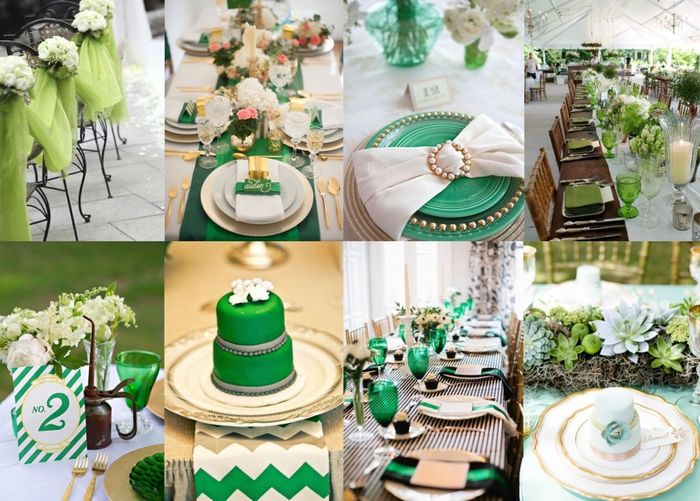 Decoração verde