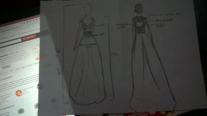 Croqui Vestido