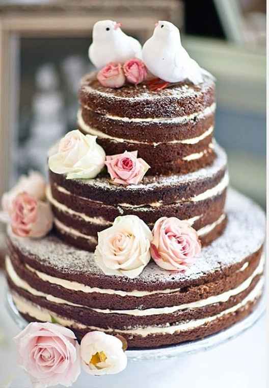 Naked cake birds