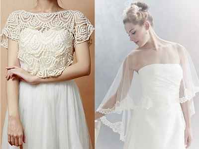 Ponchos para noivas