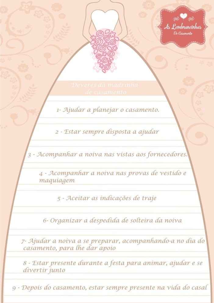 Os 9 deveres da madrinha de casamento