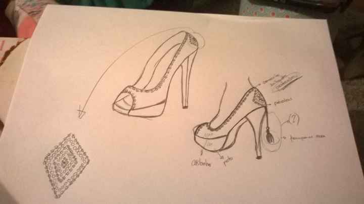Croqui sapatos
