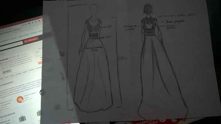 Croqui Vestido