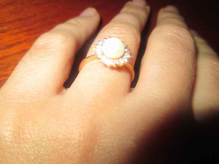 O meu anel de noivado