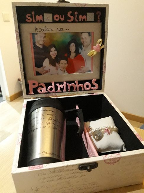  Finalmente entregamos o convite dos Padrinhos 😍 - 1