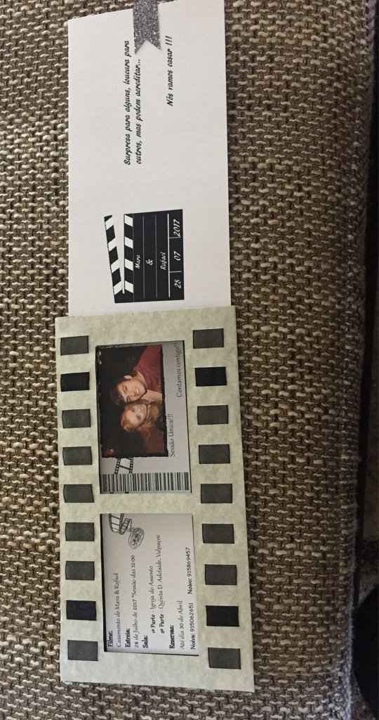 Convites tema cinema ✔️ - 3