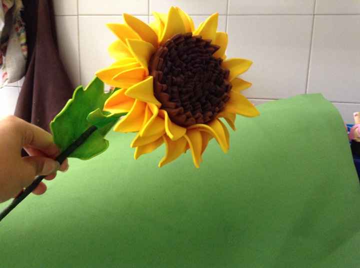 Flores feitas por mim para igreja - 1