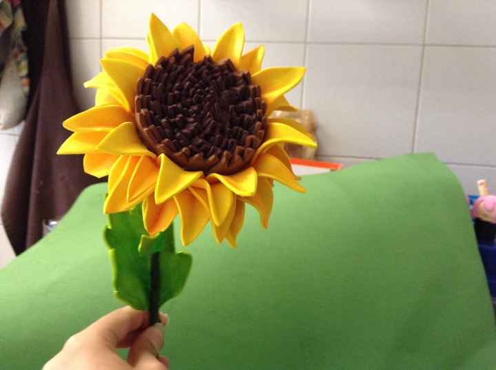 Flores feitas por mim para igreja - 2