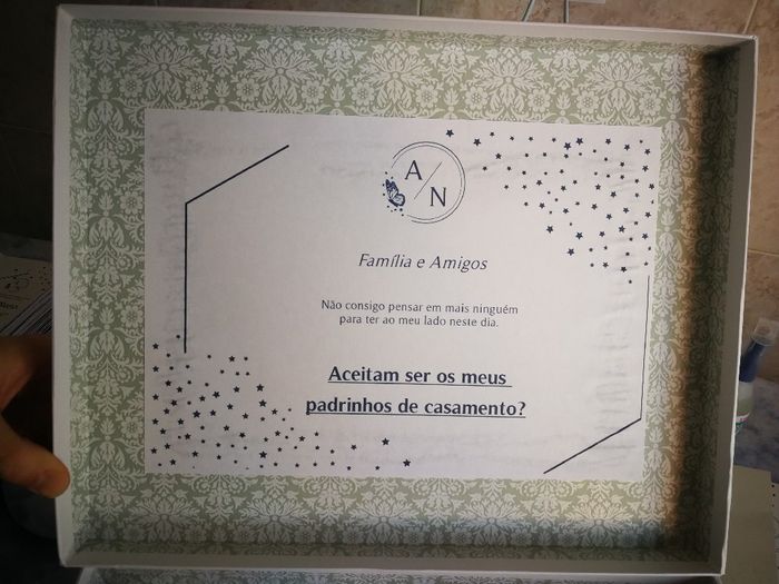 Convite para padrinhos - check! - 3