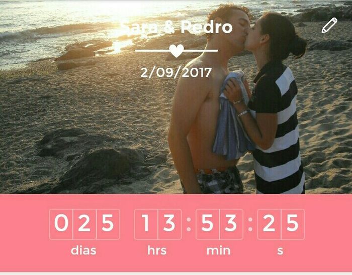 A minha contagem decrescente sara - 1