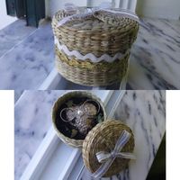 Porta-alianças vintage/rústico - 1