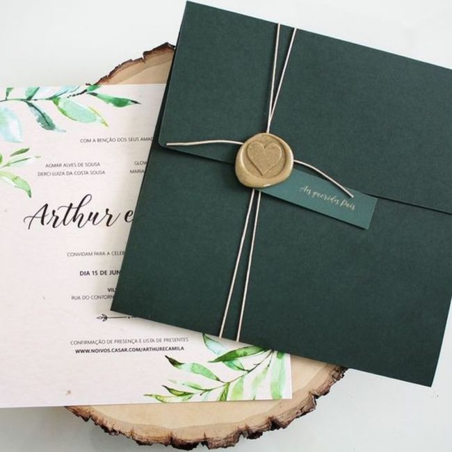 Envelopes para convites. - 1