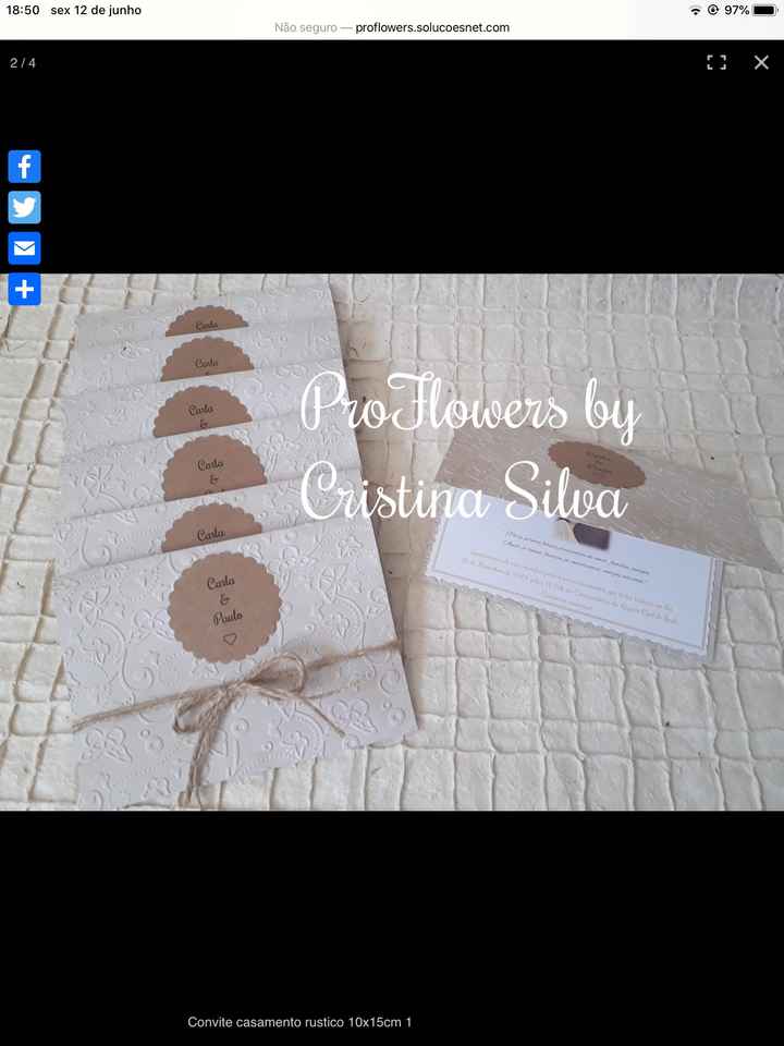 Convites de Casamento - 1