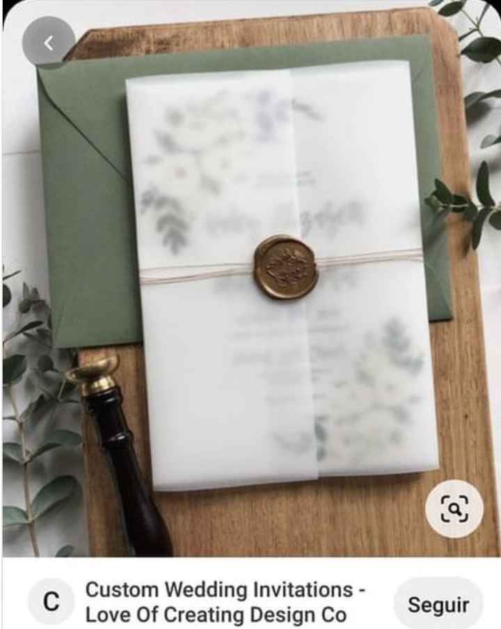 Convites com papel vegetal - 2